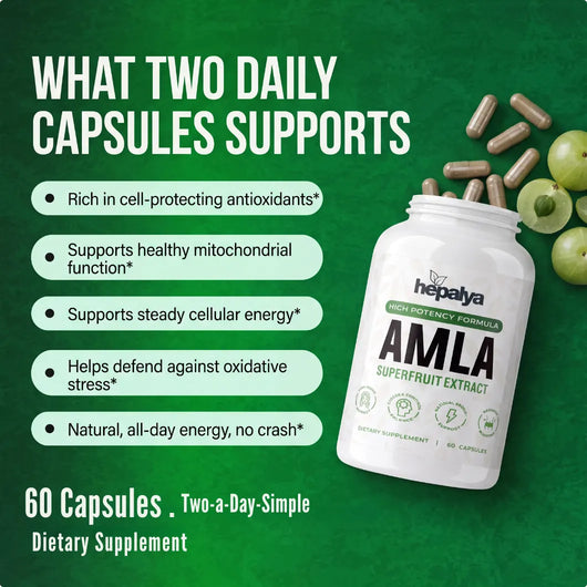 HEPALYA Amla Superfruit - The Daily Cellular Recharge